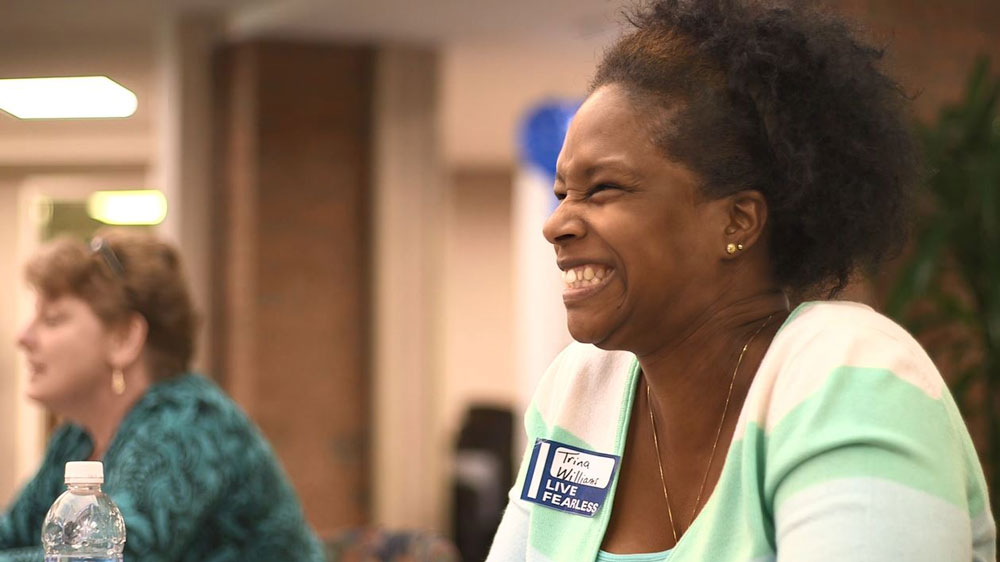 employees meet for friending event